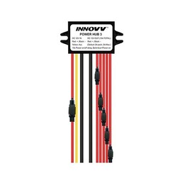 INNOVV Power Hub 3 : répartiteur 12 V étanche pour 5 appareils, avec protection de la batterie et fusibles