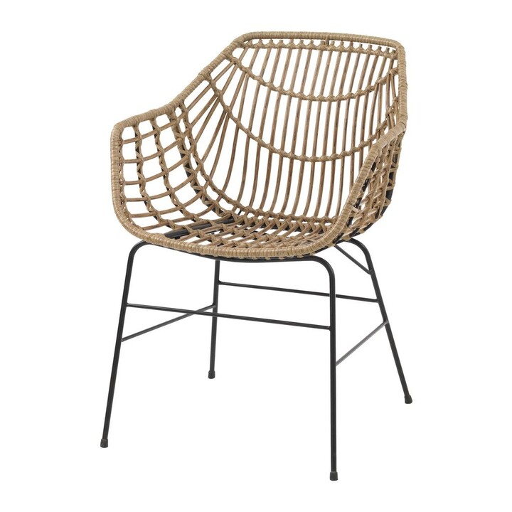 Jysk ILDERHUSE Sedia, naturale (2 pezzi)
