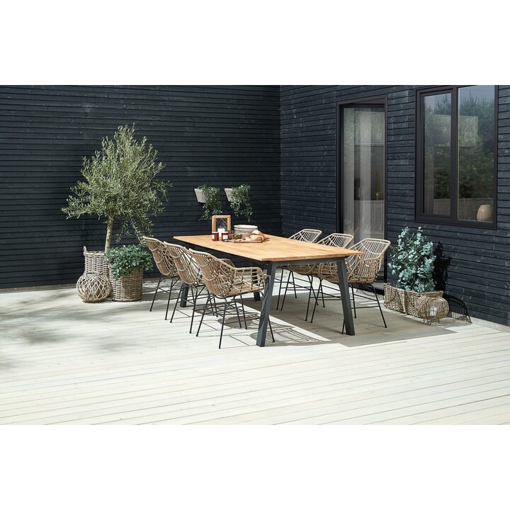 Jysk ILDERHUSE Sedia, naturale (2 pezzi)