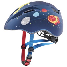 Casco per bici per bambini uvex kid 2 cc dk.blue rocket m.46-52 cm