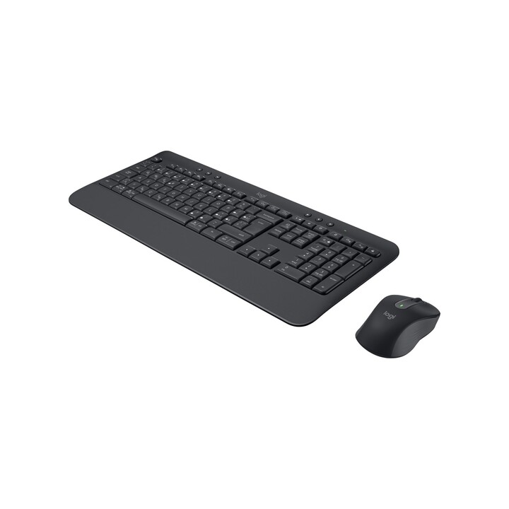 Teclado e mouse Logitech 920-011006 inclusos para escritório, Bluetooth, QWERTZ, cor grafite (República Tcheca)