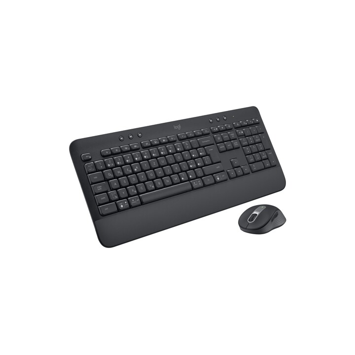 Teclado e mouse Logitech 920-011006 inclusos para escritório, Bluetooth, QWERTZ, cor grafite (República Tcheca)