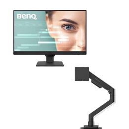Monitor BenQ GW2490 Essential da 60,5 cm (23,8") + braccio ergonomico BenQ BSH01