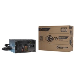 Fonte de alimentação Seasonic Core GC 650 ATX 3.1 650W 80+ Gold preta