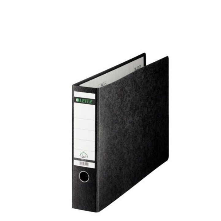 LEITZ Ordner Rückenbreite 7.8 cm DIN A3 quer Karton schwarz marmoriert