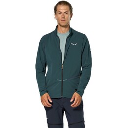 Salewa Pedroc Dst Lightweight Jacket - Pond Blue Softshell Jacket, Size L