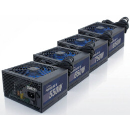 Fonte de alimentação Coolbox Powerline3 550W/650W/750W/850W 85+ 12cm ATX