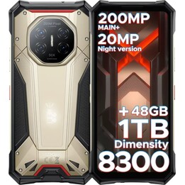 Doogee S300 Plus, 12GB 1TB, 6.72, 10.100 mAh, Titanium Gold