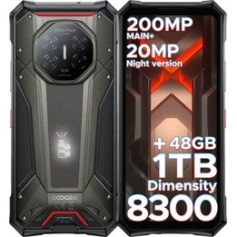 Doogee S300 Plus, 12 GB 1 TB, 6,72, 10.100 mAh, Grigio