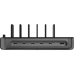 Stazione di ricarica 4smarts Team 100W nera (5 porte USB-C e 1 porta USB-A)