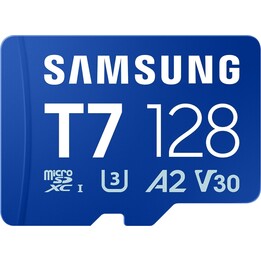 Samsung T7 tarjeta microSDXC 128 GB UHS-I azul
