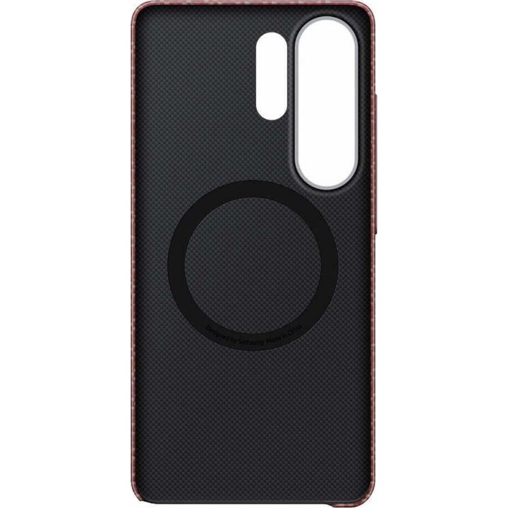 Capa magnética de carbono para Samsung S948 S26 Ultra, vermelho coral (EF-KS948SRE)