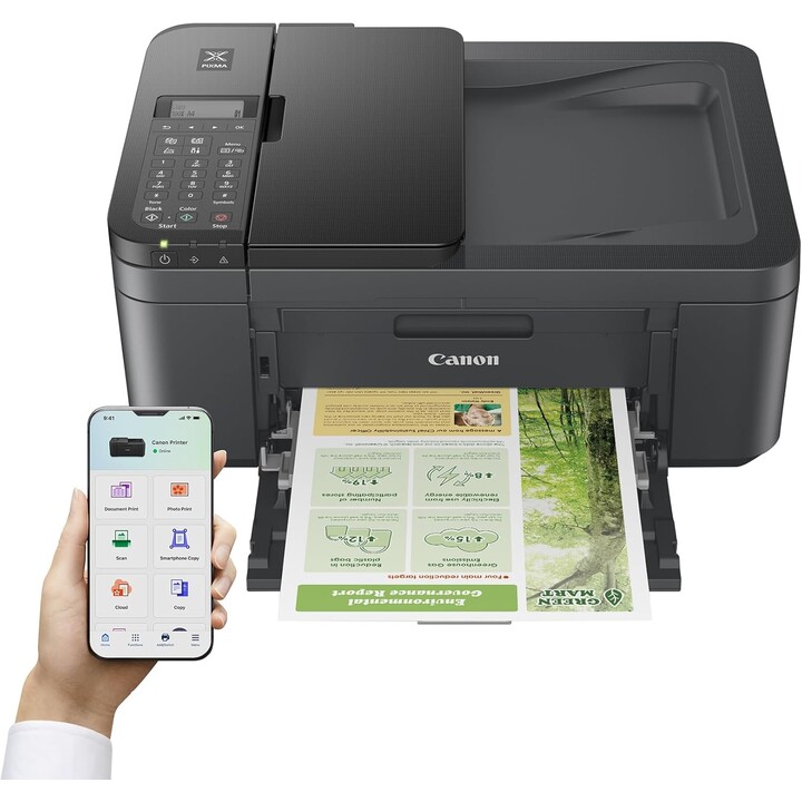 Canon PIXMA TR4755i Multifunzione fotografica WiFi/ Duplex/ Fax/ Nero