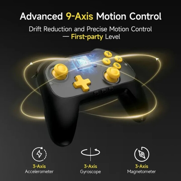 EasySMX S10 Lite Preto - Gamepad para PC, Nintendo Switch e Smartphone (Android e iOS)