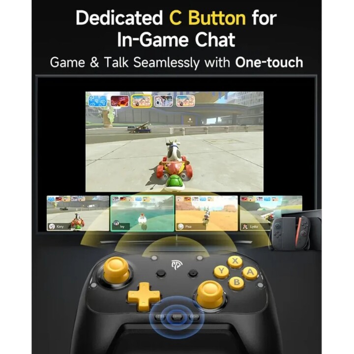 EasySMX S10 Lite Nero - Gamepad per PC, Nintendo Switch e smartphone (Android e iOS)