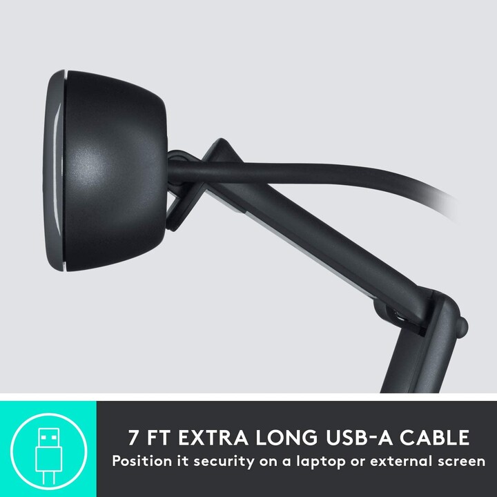 Logitech C505 Webcam 1280 x 720 Pixel USB Schwarz
