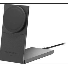 Caricabatterie wireless per smartphone Native Union Rise 2-in-1 Qi2 - Nero