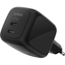 Cargador 50w dual usb-c negro