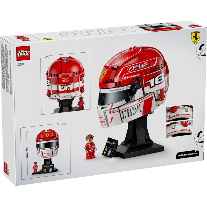 LEGO EDITIONS 43014 Scuderia Ferrari HP Charles Leclerc Helmet