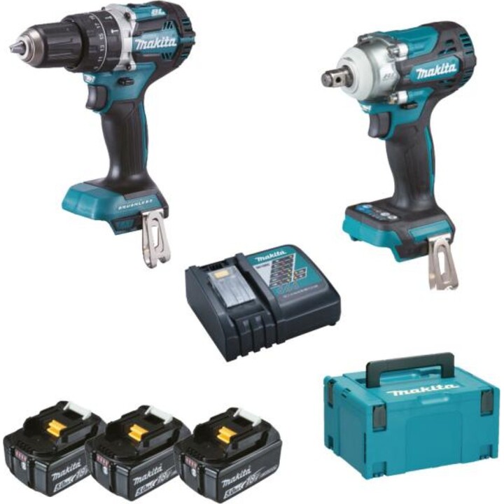 MAKITA DLX2359TJ1 - LXT Impact Driver and Impact Drill Kit (with 3 Batteries and Charger)