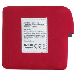 Battery for heated fleece vest
