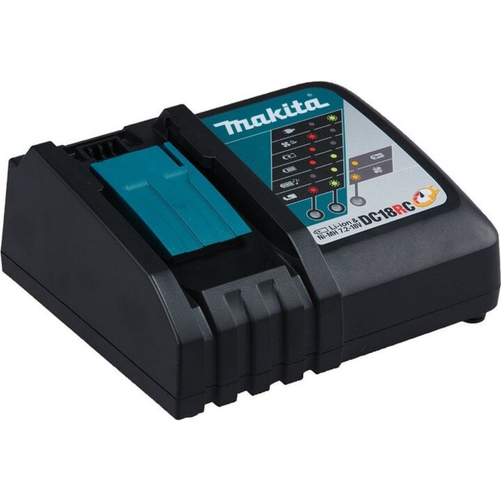Trapano combinato Makita DHP458RTJ con 2 batterie da 18 V e valigetta di trasporto