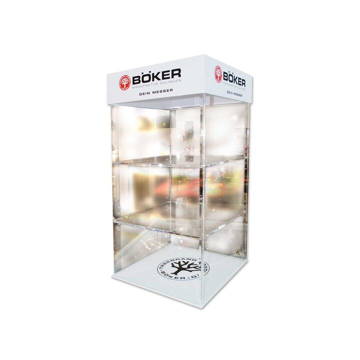 Boker BS-099935 Acrylic Glass Door Display Cabinet 70 x 35 x 35 cm
