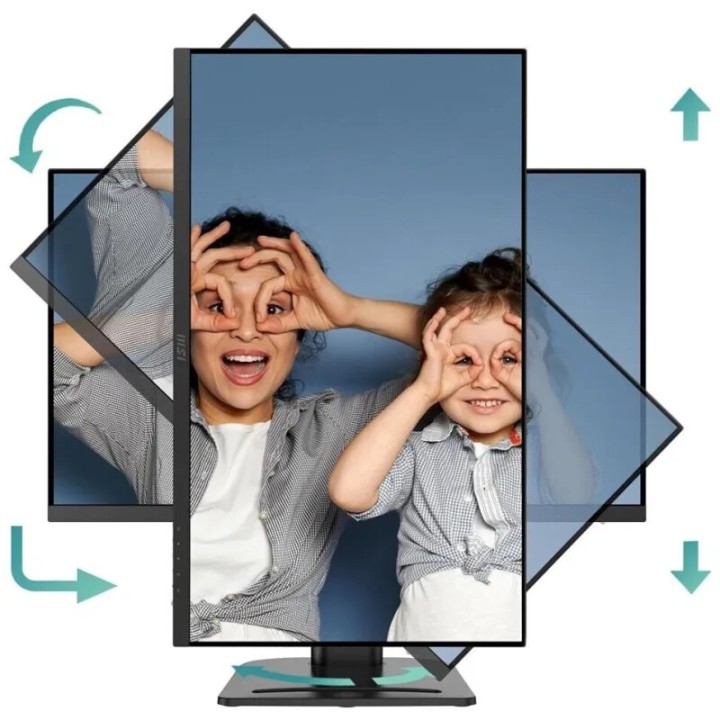 Monitor MSI Pro MP273Q E14. Schermo piatto IPS da 27". Risoluzione 2560x1440. Frequenza di aggiornamento 144Hz. Colore nero