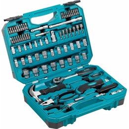 Makita E-10899 Juego de herramientas manuales de 76 piezas