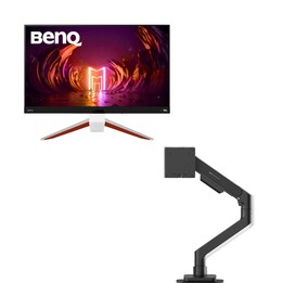 BenQ Mobiuz EX2710U Gaming Monitor 68.58 cm (27 inches) + BenQ Ergo Arm BSH01