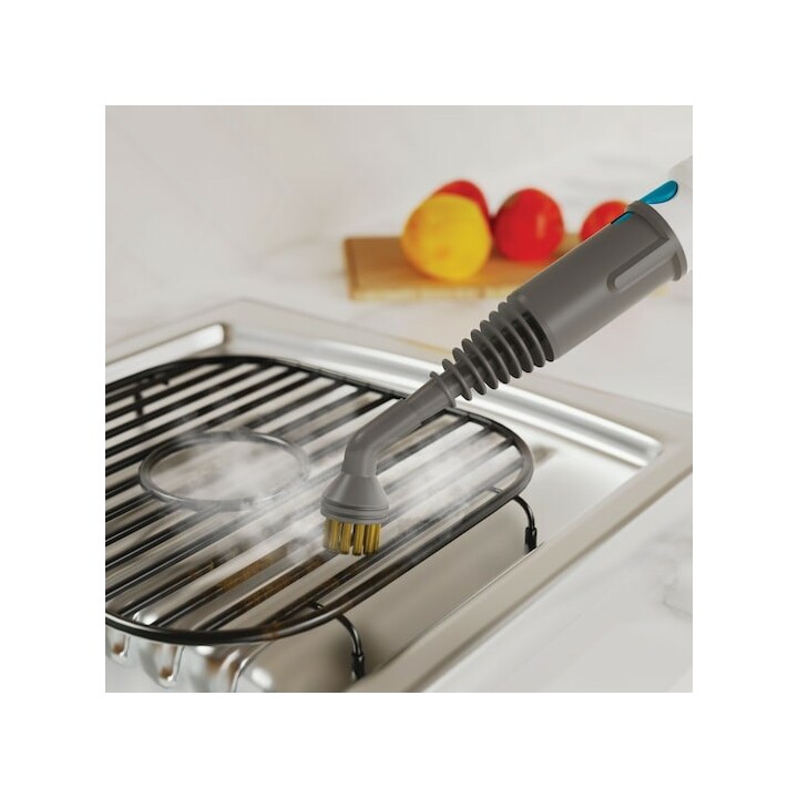 Limpadora a vapor Black & Decker BHSMP2314-QS, cilindro de 1,2 L, 2300 W, azul e branca.