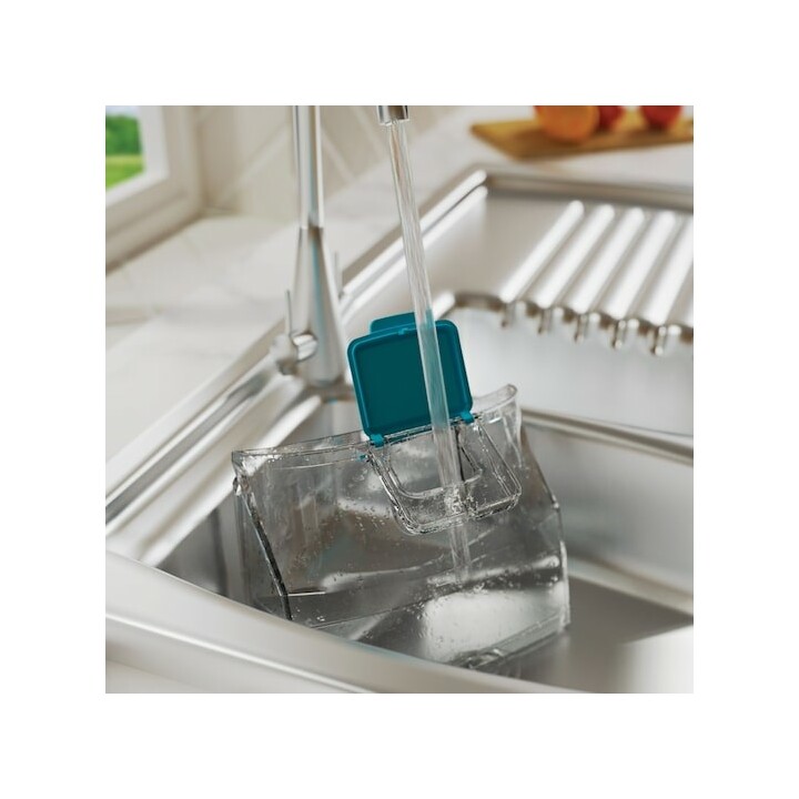 Limpadora a vapor Black & Decker BHSMP2314-QS, cilindro de 1,2 L, 2300 W, azul e branca.