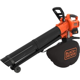 Black & Decker BCBLV3625L1 36V/2.5Ah Aspirateur souffleur et broyeur sans fil avec batterie Lithium-Ion et roues