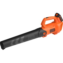 BLACK&DECKER BCBL200L Aspirateur à feuilles 145 km/h Noir, Orange 12V Lithium-Ion, Souffleur de feuilles