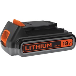 BLACK & DECKER 18V 2.5Ah Lithium-Akku kompatibel mit 18V Elektro- und Gartengeräten