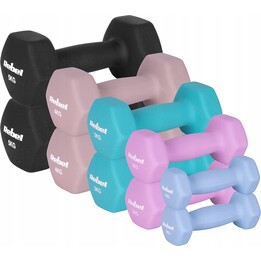 Haltères en fonte et néoprène Hex Set 30 Kg Rebel Active