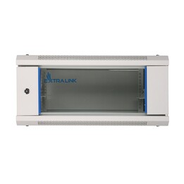 Gabinete para montagem em rack Extralink 4U 600x450 Cinza para montagem na parede