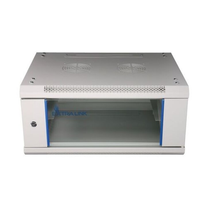 Extralink Rackmount-Schrank 4U 600x450 Grau Wandmontage