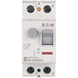 HNC-40/2/003-A Interruttore differenziale 40 A/30 mA/A 40 A 2P 2M 30 mA A 6 kA