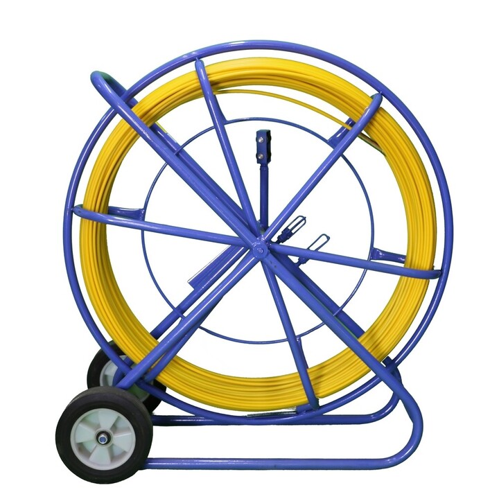EXTRALINK Pilot 9mm 100m varilla de tracción de cable fibra de vidrio FRP amarillo