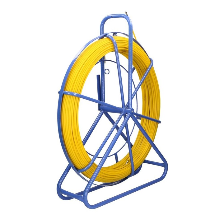 Extralink Télécommande pour tirer des câbles Pilote 3,8 mm 75 m Fibre de verre FRP, dia. 3,8 mm, longueur 75 m, jaune