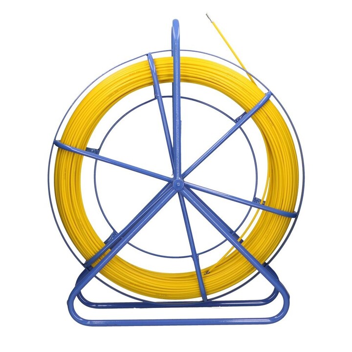 Extralink Télécommande pour tirer des câbles Pilote 3,8 mm 75 m Fibre de verre FRP, dia. 3,8 mm, longueur 75 m, jaune