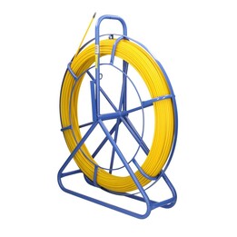 Asta di traino per cavo pilota Extralink 6 mm 200 m in fibra di vetro FRP, diametro 6 mm, lunghezza 200 m, giallo
