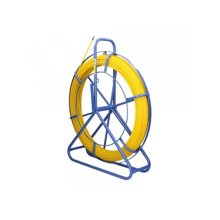 Extralink Pilot 8mm 75m | Extractor de cable piloto | Fibra de vidrio FRP, 8 mm de diámetro, 75 m de longitud, amarillo (EX.3089