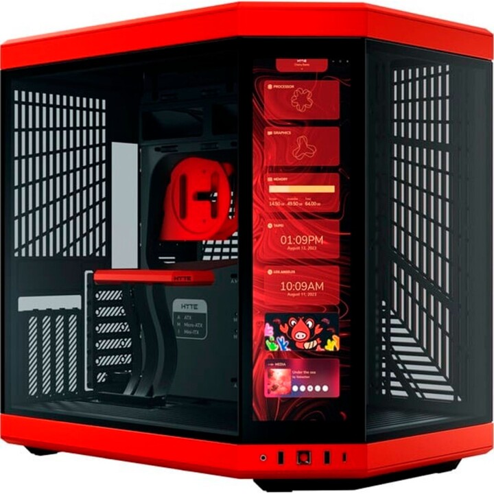 Hyte Y70 Touch Infinite Cherry Black Case/Tower