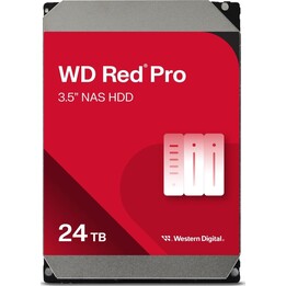 Western Digital 24 To WD Red Pro NAS Disque dur interne - 7200 tr/min, SATA 6Gb/s, CMR, 512 Mo de cache, 3,5" - WD240KFGX