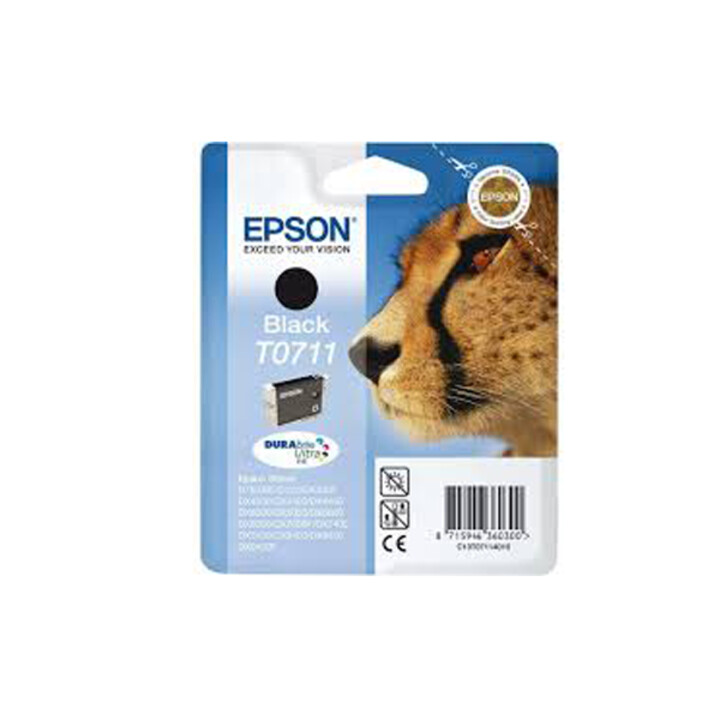 Original Epson T0711 Schwarze Tinte C13T071140
