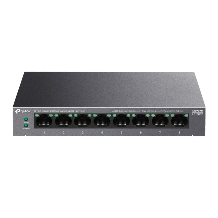 TP-Link LS108GP 8xGE PoE+ Switch