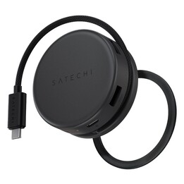 Satechi OntheGo 7-in-1 Multiport Adapter - adapter do urządzeń mobilnych (USB-C PD, 2x USB-A, HDMI 4K, Ethernet, czytnik kart mi