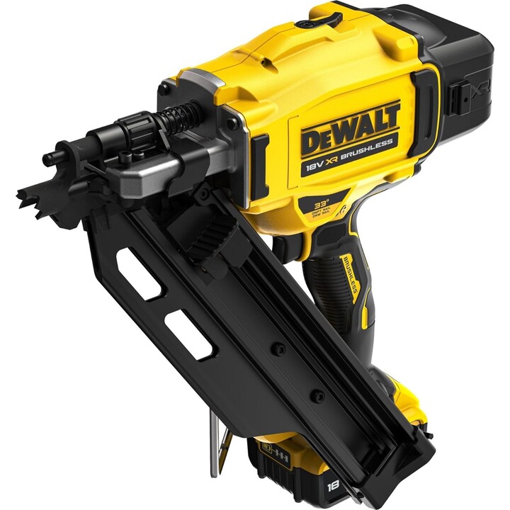 DEWALT DCN930P2-QW - 18V XR Brushless Framing Nailer with 2 x 5Ah Li-Ion Batteries
